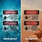 Signmission Electrical Current Keep Away Bilingual Danger Sign, Vinyl Decal, 7in W x 10in L, 2PK OS-2PACK-DS-D-710-VS-1194 - alternate 6